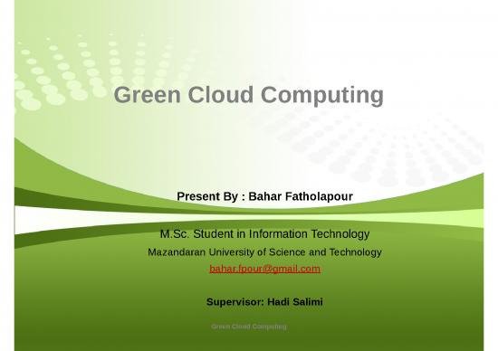 picture Cloud Computing Ppt 82665 | Green Cloud Computing