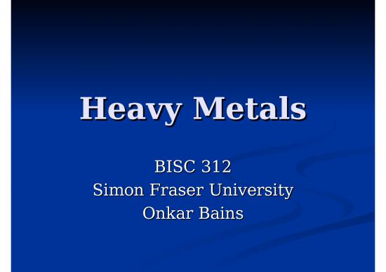 picture Heavy Metals Ppt 82231 | Heavy Metals Mercury