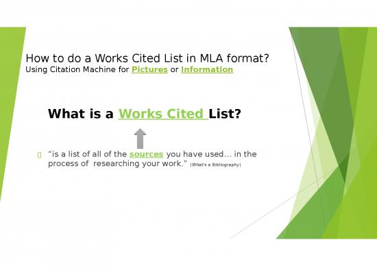 picture Powerpoint Citation Mla 81813 | How To Do A Works Cited List In Mla Format