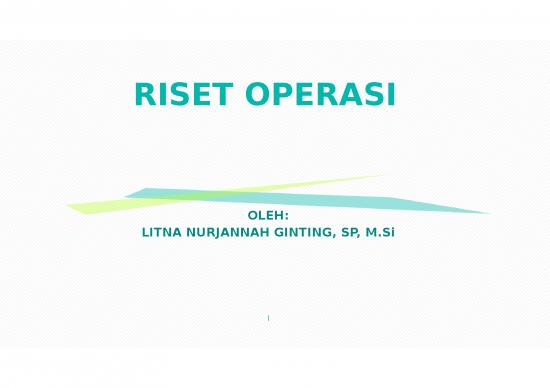 picture_Operation Research Ppt 82270 | I Pengantar Riset Operasi
