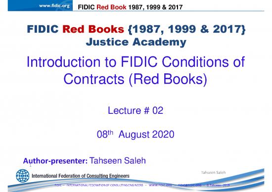 picture Fidic Red Book Pdf 83818 | Introduction To Conditions Of Contract 2