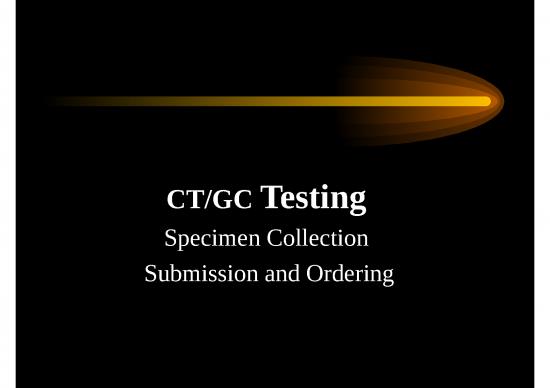 picture_Specimen Collection Ppt 83387 | Lab Issues For Ct Gc Testing