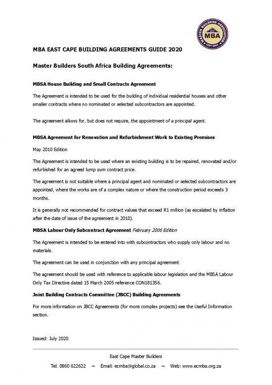 picture Building Pdf 84257 | Mbaecbuildingagreementsguidejuly2020mbsadocs