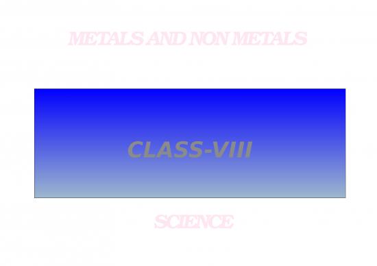 picture_Metal Ppt 82233 | Metals N Nonmetals Nks