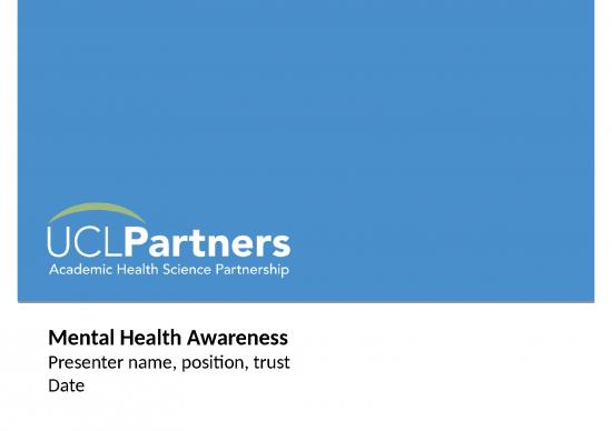 picture Health Ppt 82964 | Module 1 Mental Health Awareness