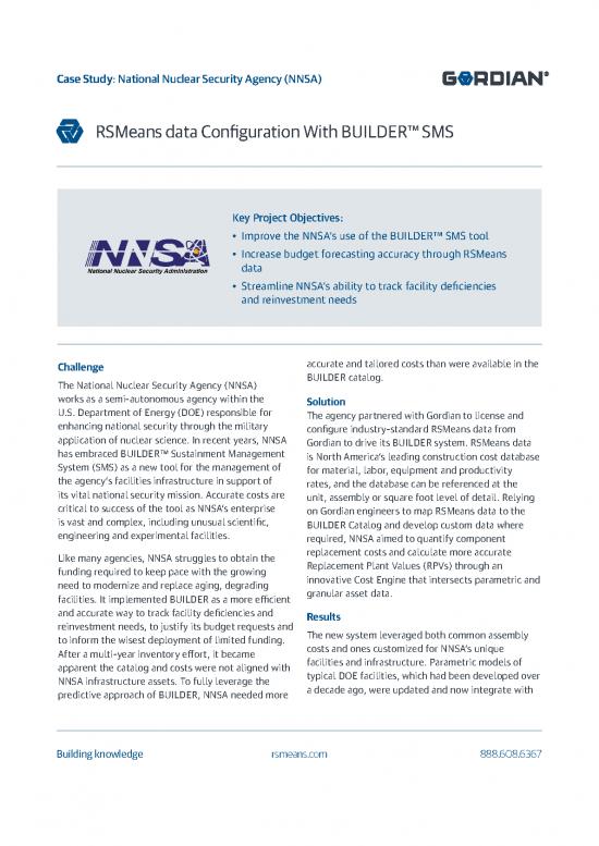picture Construction Pdf 83576 | Nnsa Rsmeans Builder Integration Case Study Pdf 1