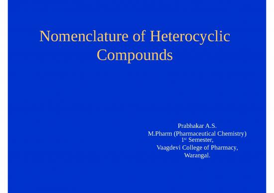 picture_Heterocyclic Compounds Slideshare 82060 | Nomenclature Of Heterocyclic Compounds