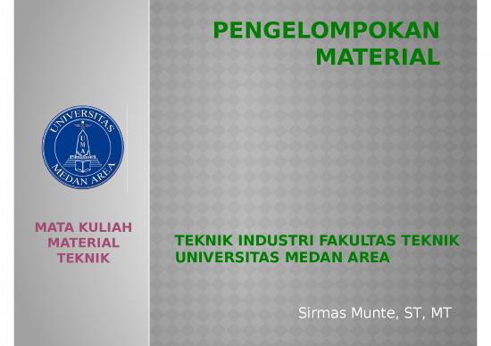 picture Metal Ppt 82078 | Pertemuan 2 Mt Pengelompokan Material