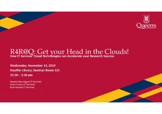 picture R4r@queen's   Get Your Head Into The Clouds! (public)