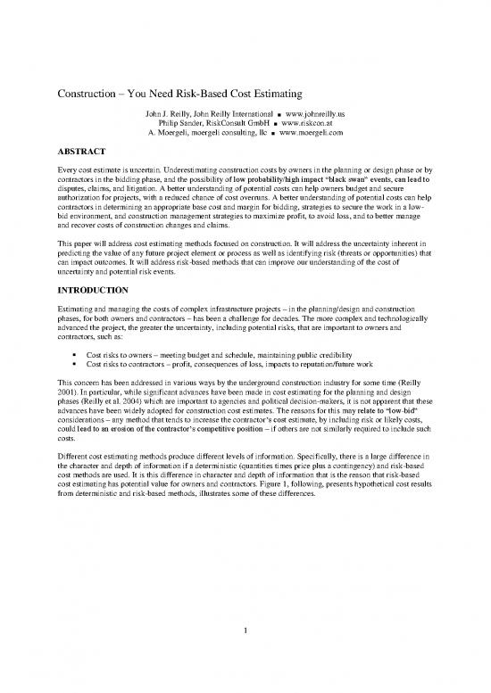 picture Construction Pdf 83881 | Retc Paper Construction You Need Risk Based Cost Estimating