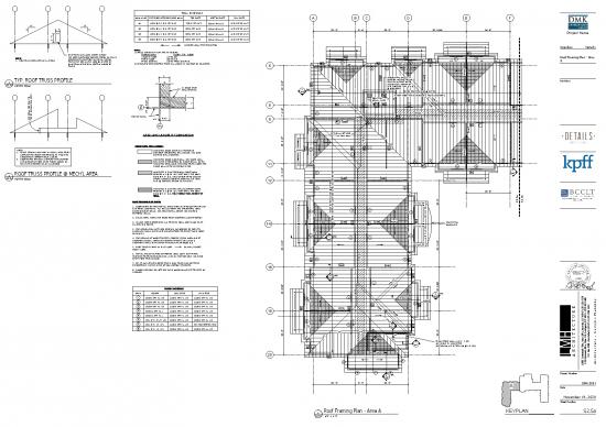 picture_Schedule Pdf 83761 | S5a Roof Framing Plan   Area A