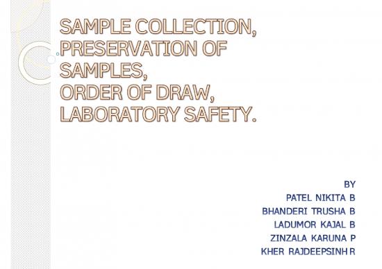 picture1_Specimen Collection Ppt 83221 | Sample Collection Laboratory Safety