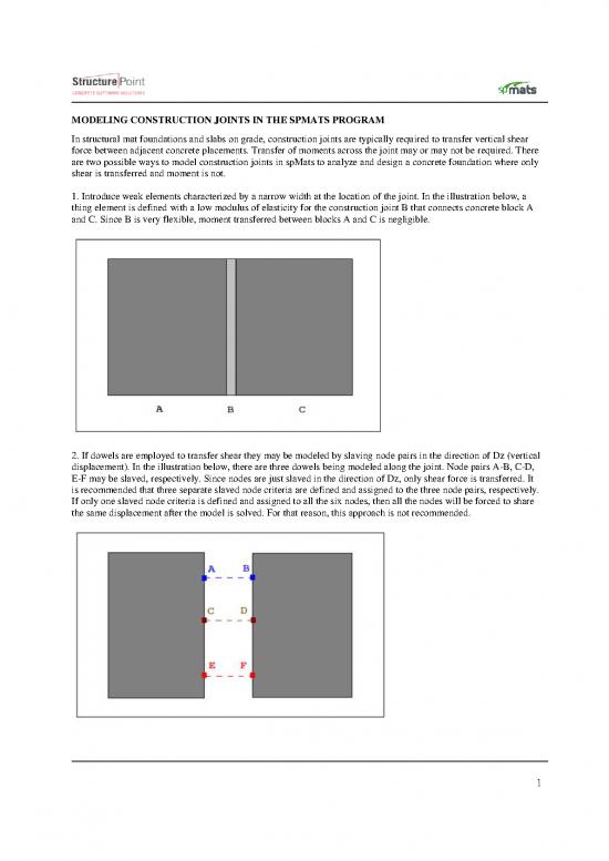 picture Construction Pdf 84024 | Spmats Modeling Construction Joints Structural Foundations