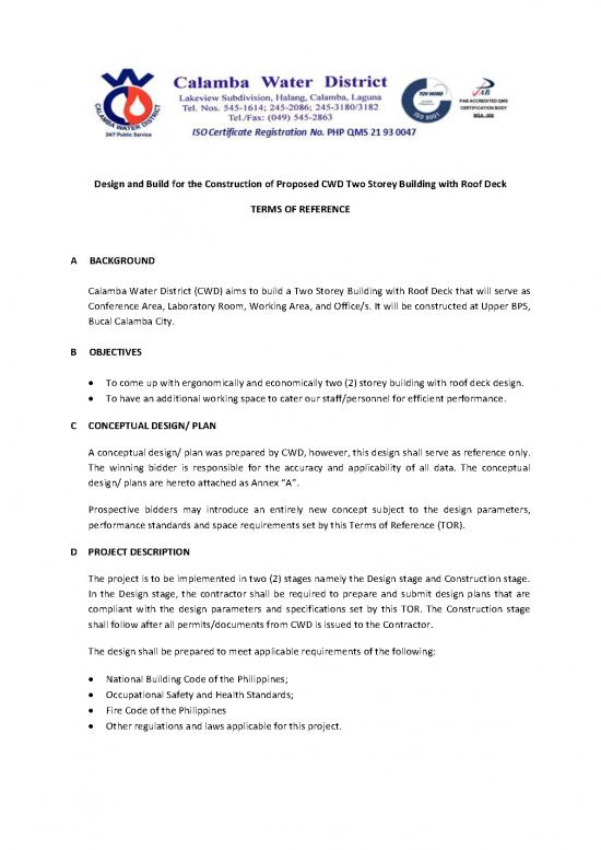 picture Building Pdf 84229 | Tor   Design And Construction Of Two (2) Storey Building With Roof Deck In Upper Bucal Pumping Station