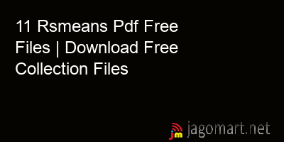 picture 11 Rsmeans Pdf Free Files | Download Free Collection Files