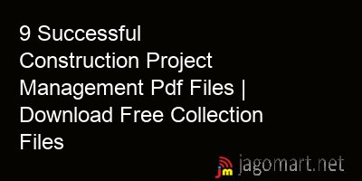 picture_9 Successful Construction Project Management Pdf Files | Download Free Collection Files