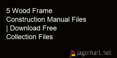 picture 5 Wood Frame Construction Manual Files | Download Free Collection Files