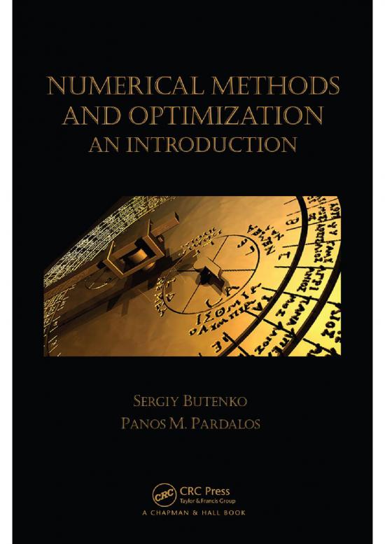 picture Algorithms For Optimization Pdf 85796 | 119 Numerical Methods And Optimization An Introduction Sergiy Butenko Panos  Pardalos Edisi 1 2014