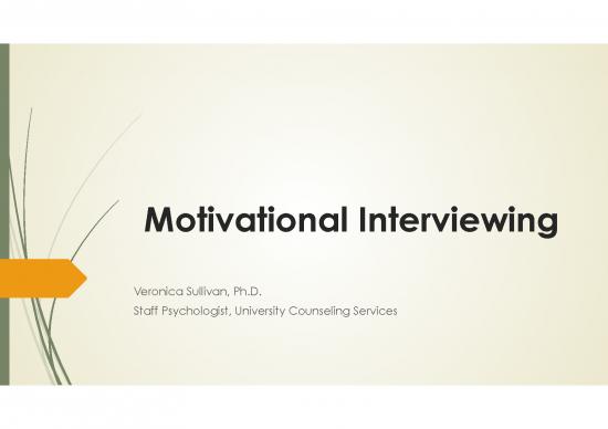 picture Motivational Interviewing Pdf 86568 | 1 Motivational Interviewing Sullivan 2015