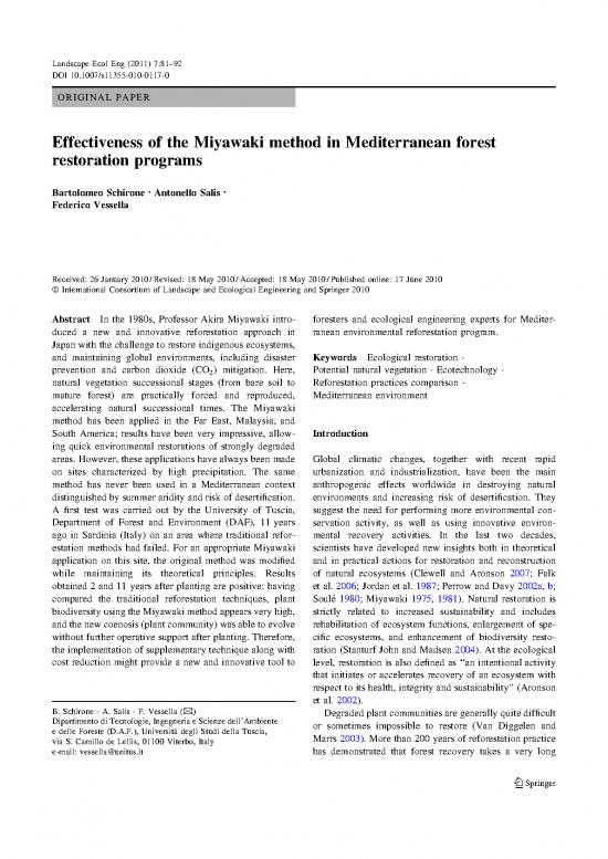 picture Miyawaki Method Pdf 85854 | 2011 1111 Effectiveness Of The Miyawaki Method In Mediterranean Forest Restoration Programs