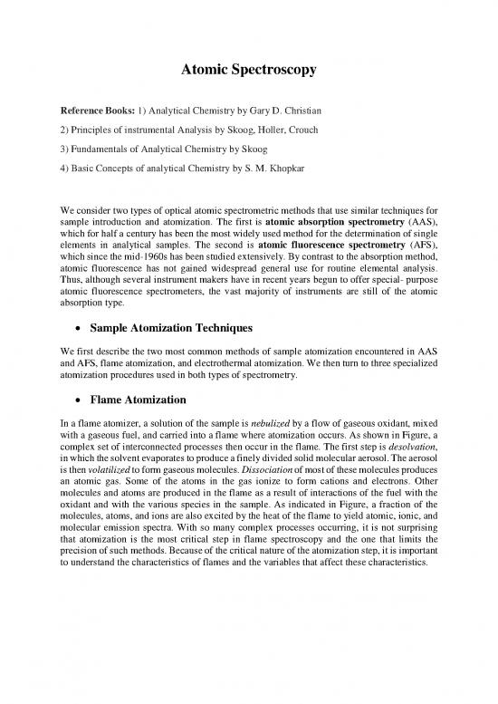 picture Instrumental Methods Of Analysis Pdf 86443 | Atomic Spectroscopy Part 1 Shivangi