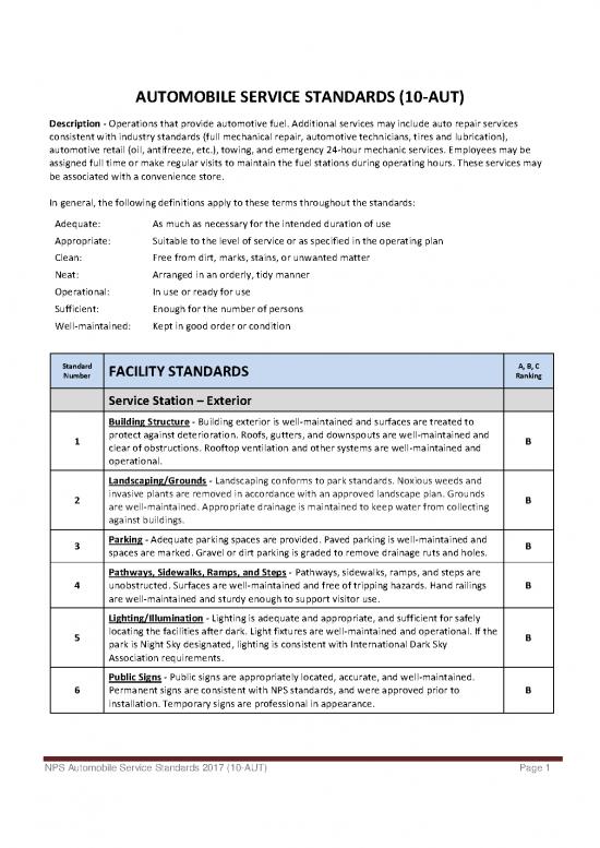 picture1_Automotive Pdf 85233 | Automobile Service Standards