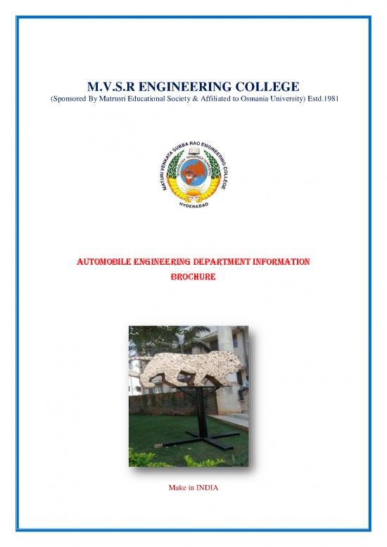 picture Automobile Engineering Pdf 85225 | Brochure New