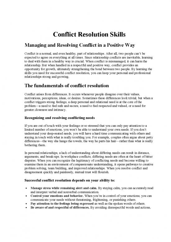 picture Learning Pdf 86617 | Conflict