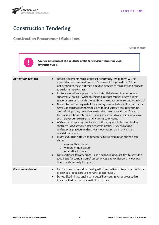 picture Sample Contract For Construction 84616 | Construction Tendering Construction Procurement