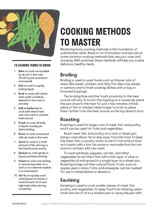 picture Methods Of Cooking Pdf 85900 | Cooking Methods To Master