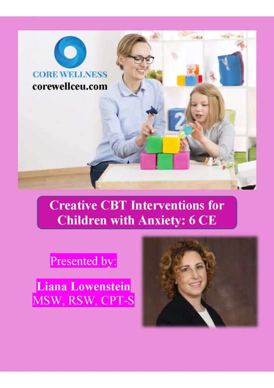 picture1_Cbt For Social Anxiety Pdf 85523 | Creative Cbt Anxiety Handout