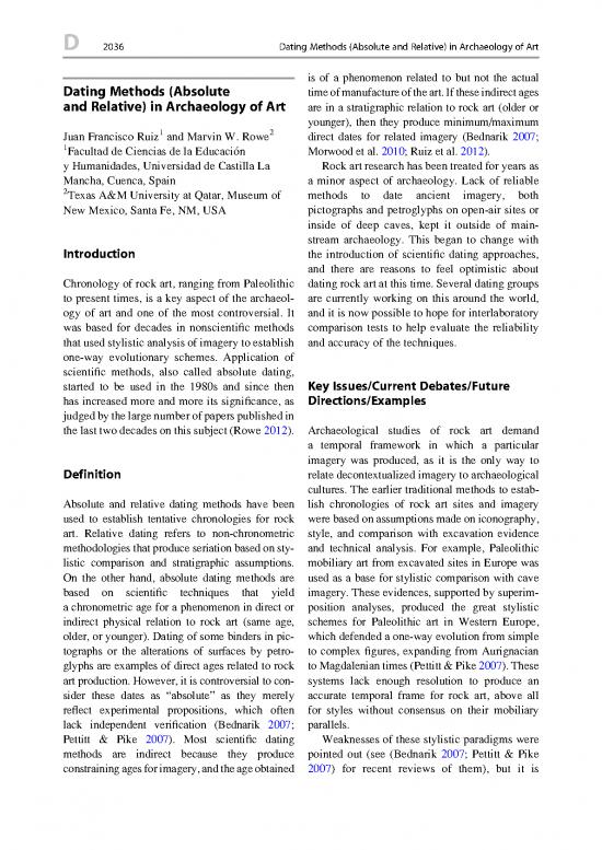 picture Dating Methods In Archaeology Pdf 86556 | Dating Methods Springer2014