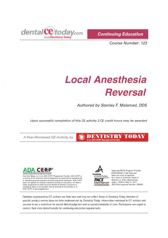 picture_Malamed Local Anesthesia Pdf 86058 | Dtce Malamed Mar10