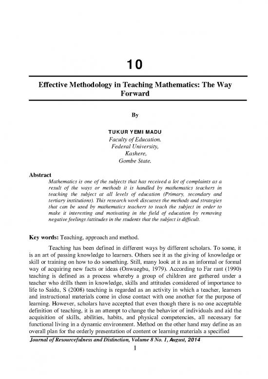 picture Teaching Methods Pdf 85745 | Effective Methodology
