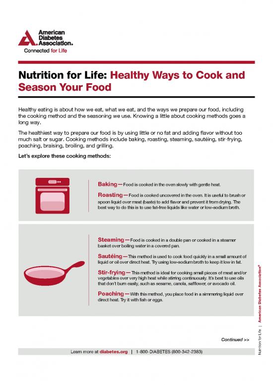 picture Methods Of Cooking Pdf 86111 | Healthy Ways To Cook And Season Food