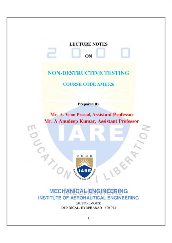 picture_Non Destructive Testing Pdf 86735 | Iare Ndt Lecture Notes