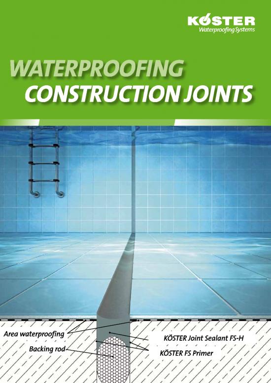 picture_Building Pdf 84487 | Koester System Brochure Waterproofing Of Construction Joints