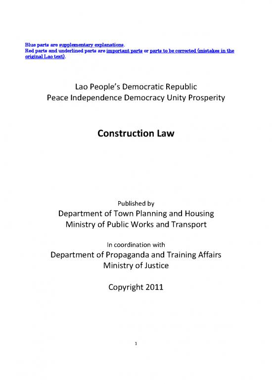 picture Construction Pdf 84376 | Laos 01 L Con Y2009