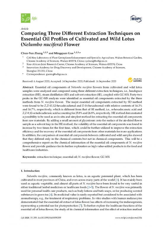 picture Essential Oil Extraction Methods Pdf 85914 | Life 10 00209