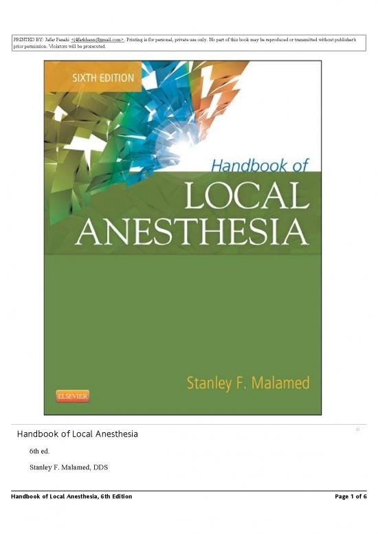 picture_Malamed Local Anesthesia Pdf 85693 | Malamed Local Anesthesia 1