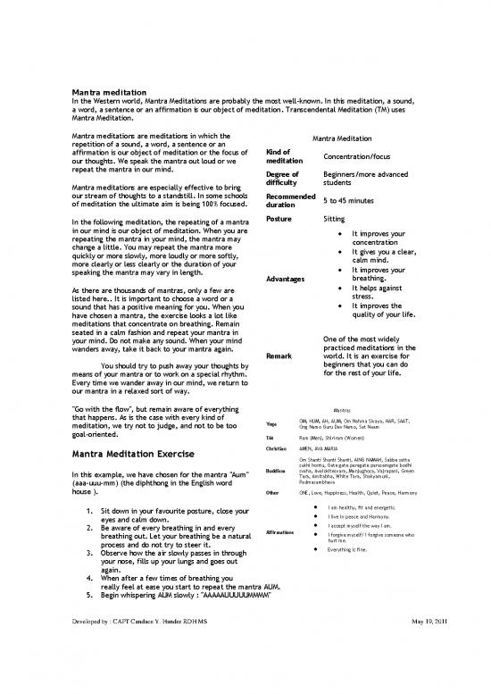 picture_Transcendental Meditation Pdf 85543 | Mantra&ndash;meditation&ndash;handout