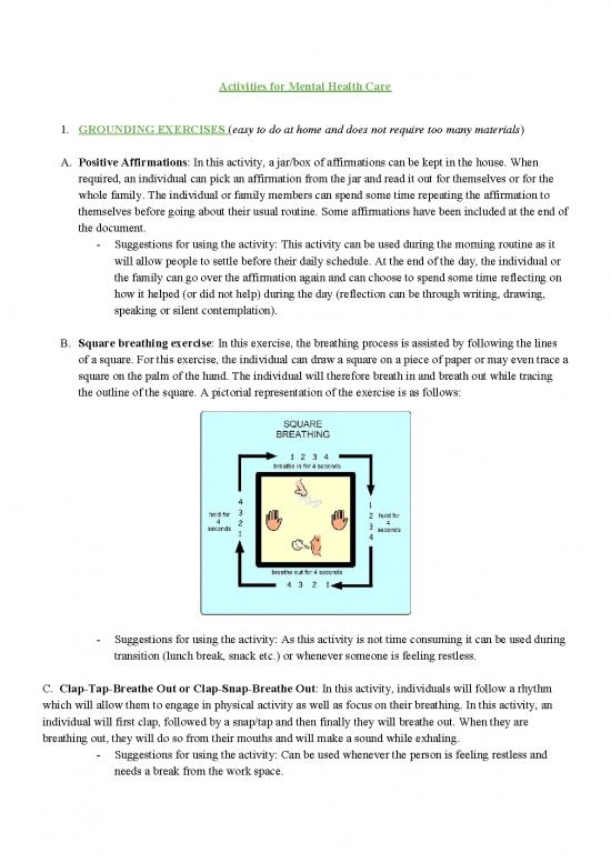 picture Grounding Exercises Pdf 85402 | Mental Health Care Covid 19 1