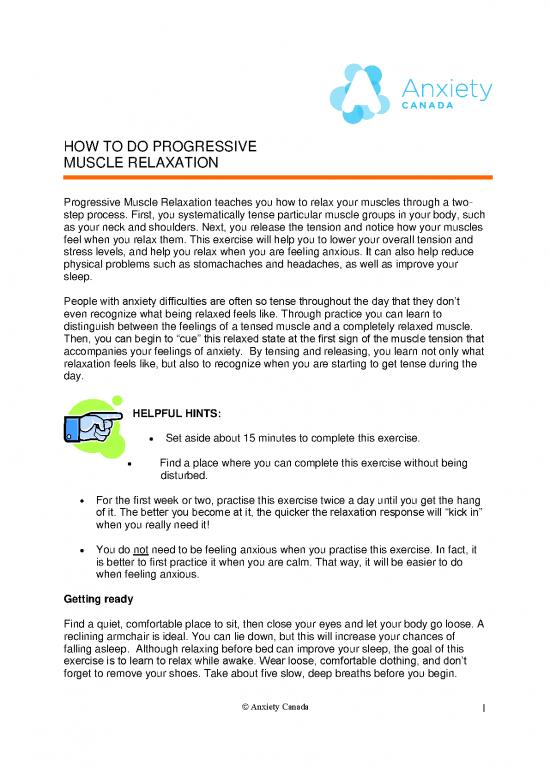 picture Progressive Muscle Relaxation Pdf 86433 | Musclerelaxation