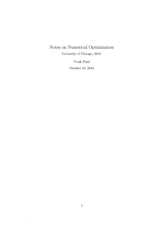 picture Algorithms For Optimization Pdf 86067 | Notes On Numerical Optimization