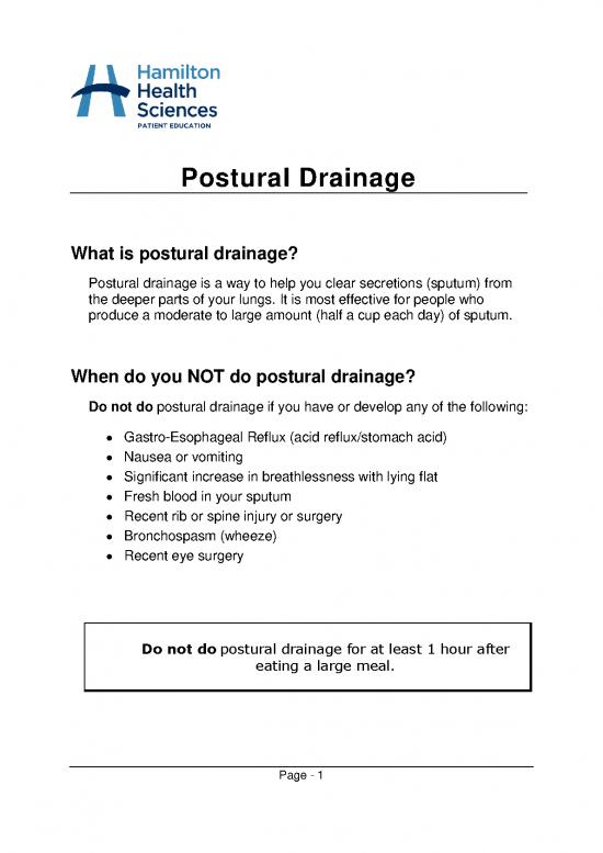 picture_Postural Drainage Pdf 86710 | Posturaldrainage Trh