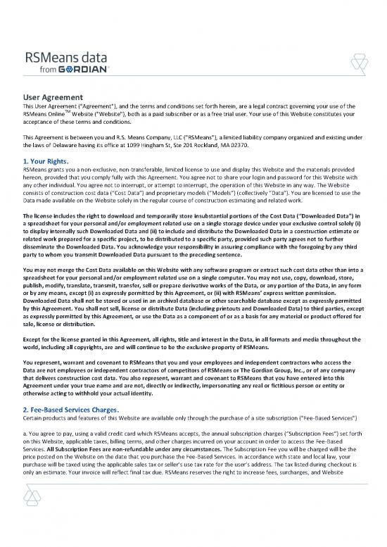 picture Sample Contract For Construction 84648 | Rsmeansonlineuseragreement