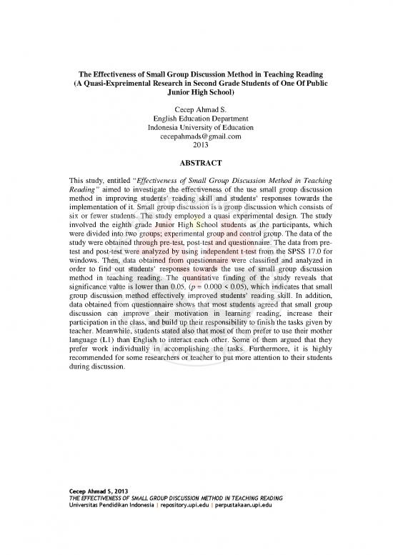 picture Discussion Method Of Teaching Pdf 86189 | S Ing 0608432 Abstract