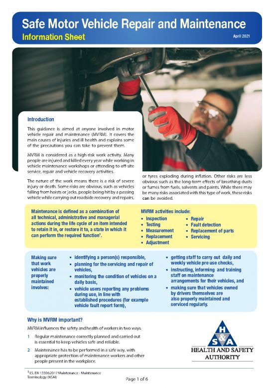 picture1_Safe Motor Vehicle Repair   Info Sheet