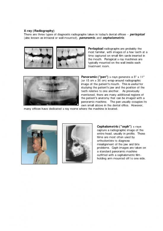 picture_Dental Radiography Pdf 86586 | Schein X Ray Techniques