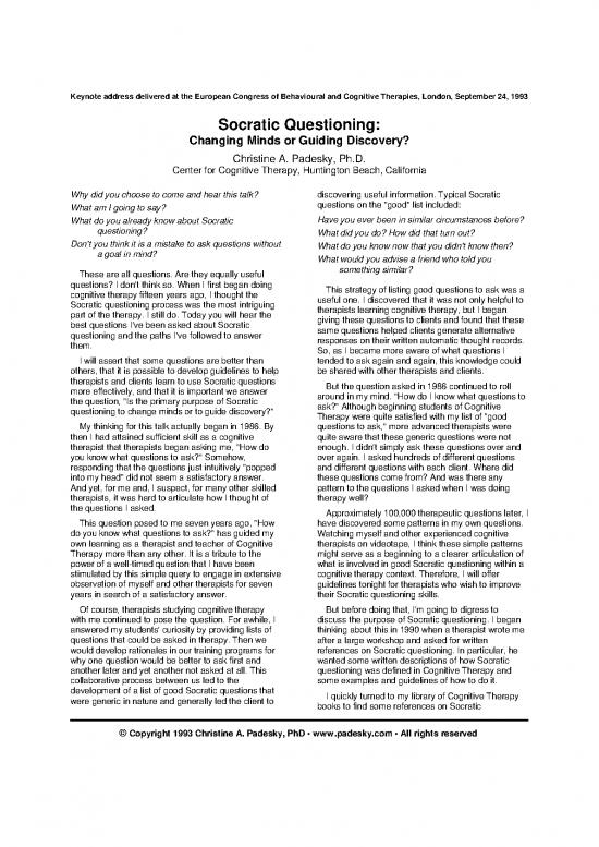 picture Socratic Questioning Pdf 86066 | Socquest